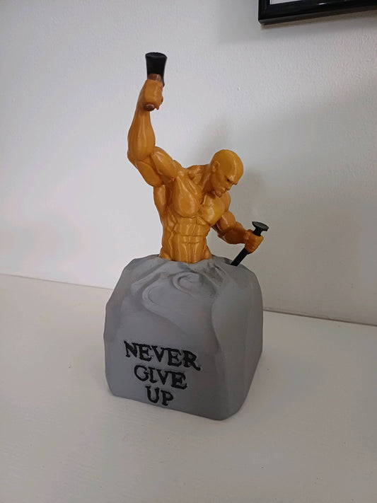 FORGED IN DETERMINATION – NEVER GIVE UP