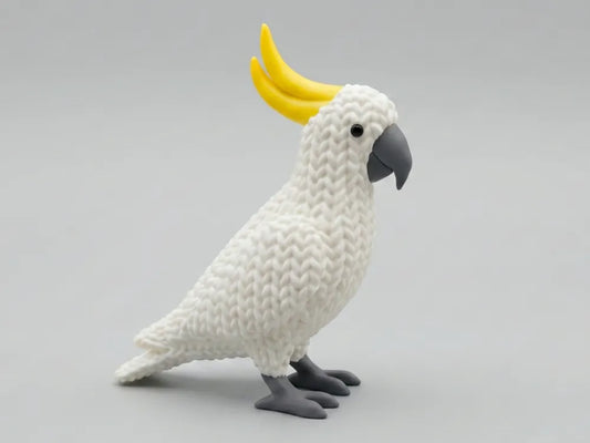 Knitted Cute Pet Cockatoo (NO AMS)
