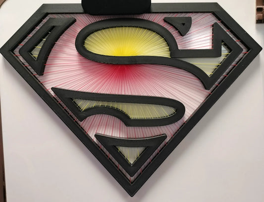 Superman String Art