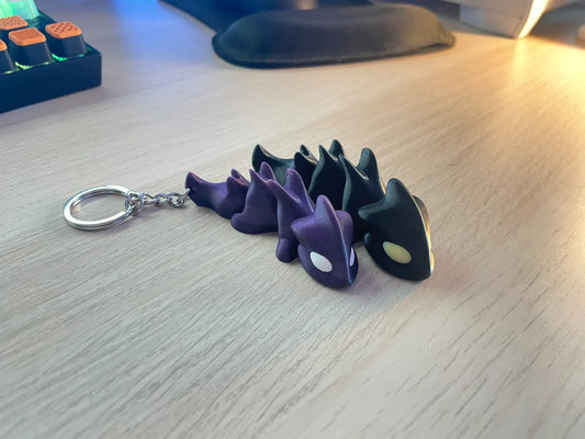 Mini Articulated Dragon (Magnet/Keychain)