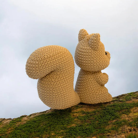 Cute Knitted Squirrel