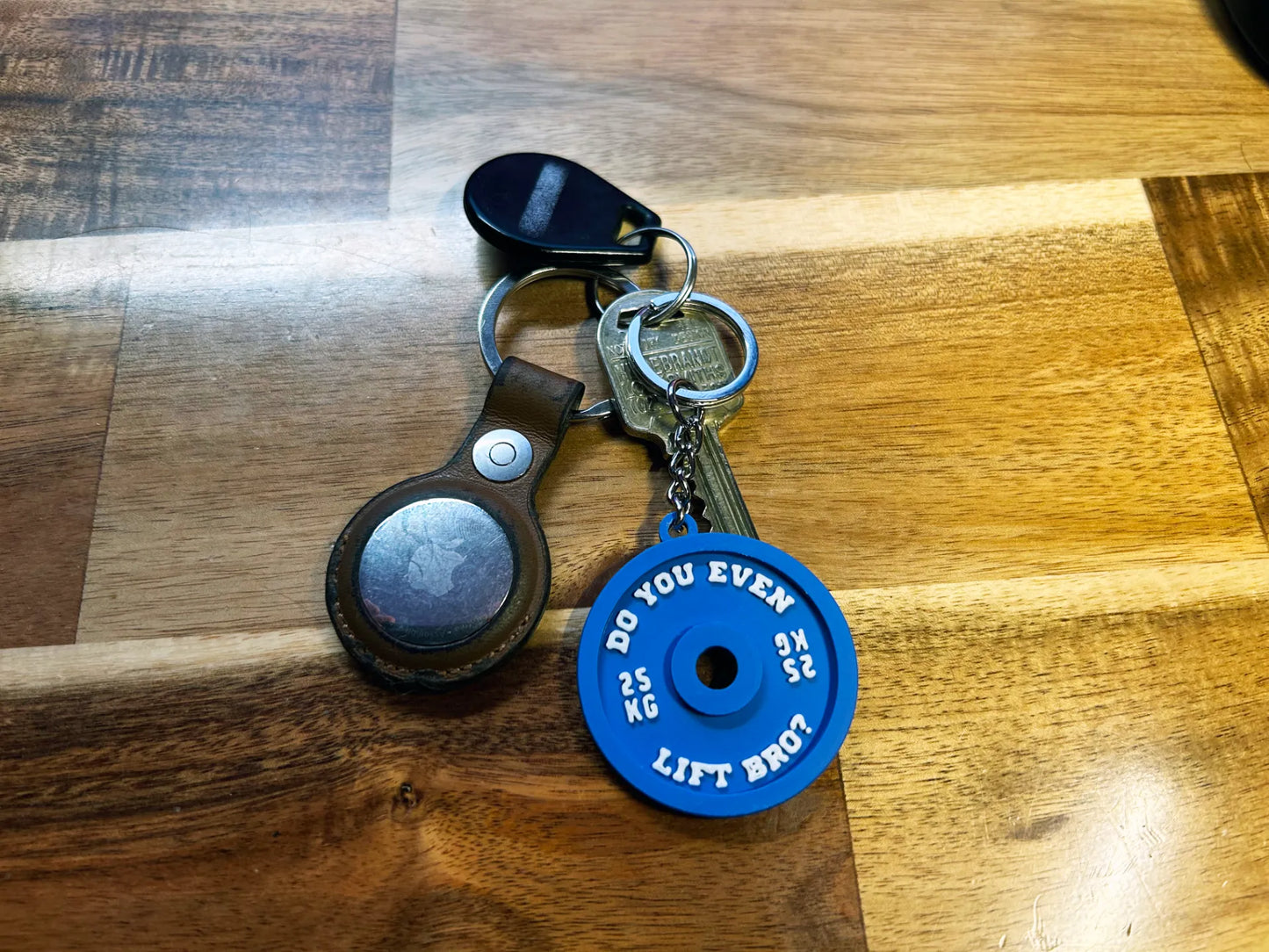 Weight Plate Keychain