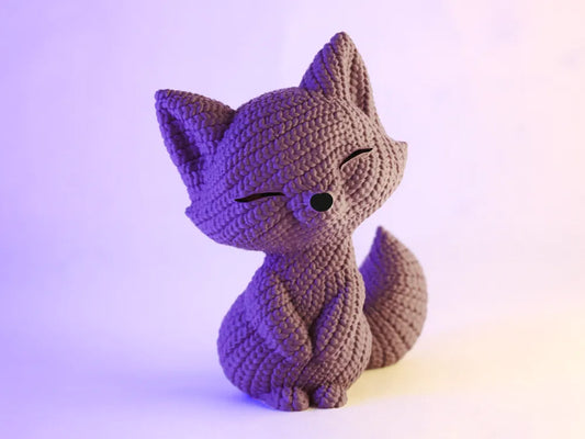 Knitted Cute Fox