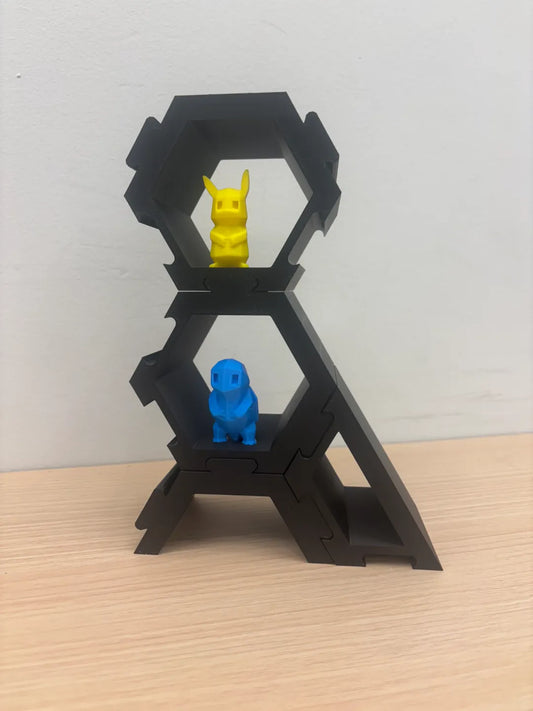 Hexagonal Super Stacker—A Modular Shelving System