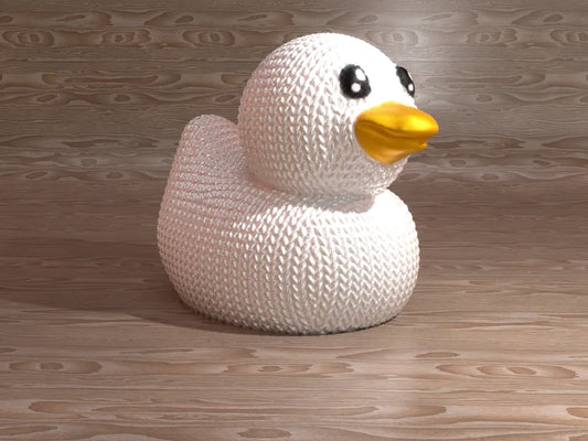 Cute Knitted Duck