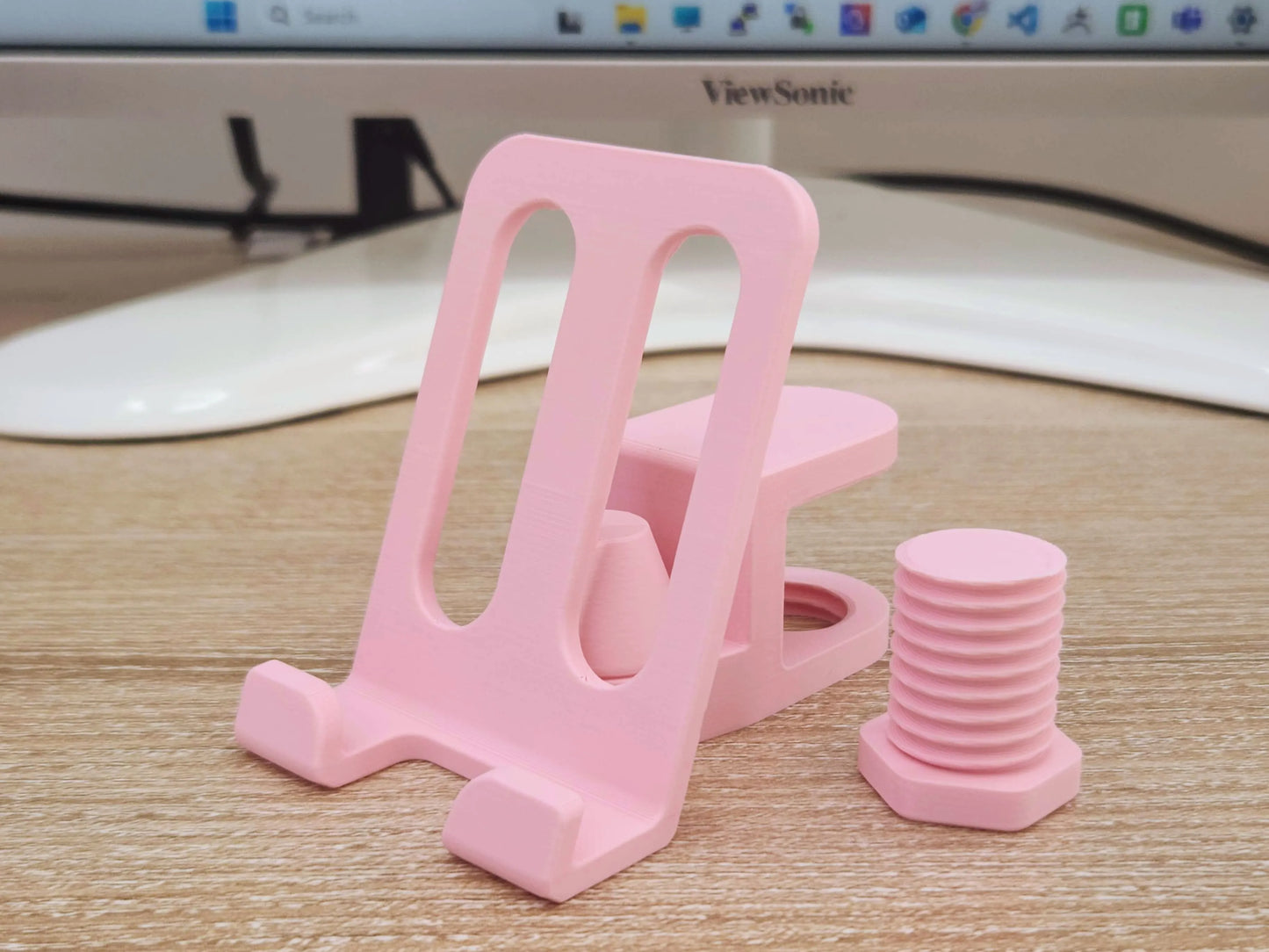 Turnable Phone Stand with desk clamp