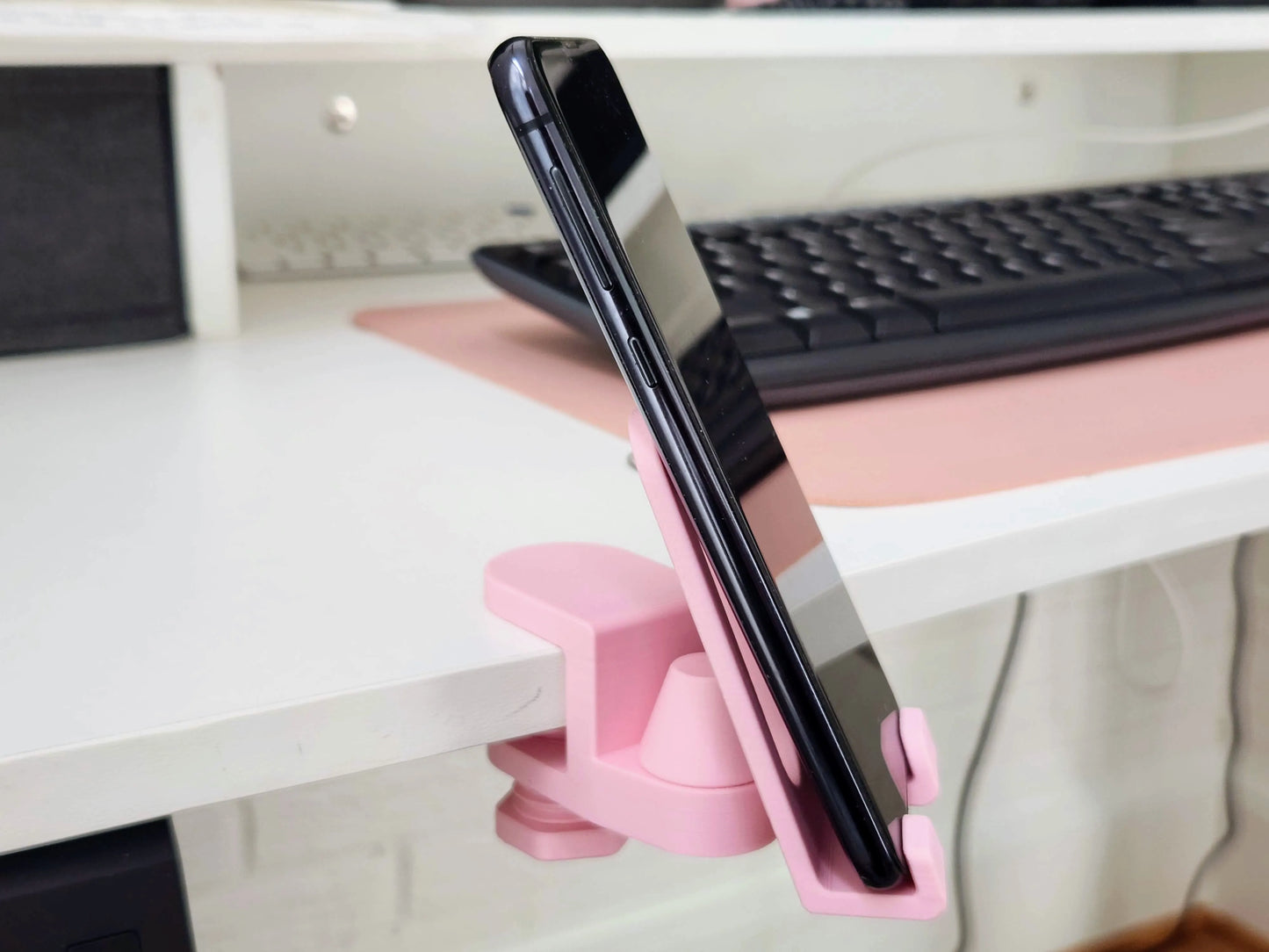 Turnable Phone Stand with desk clamp