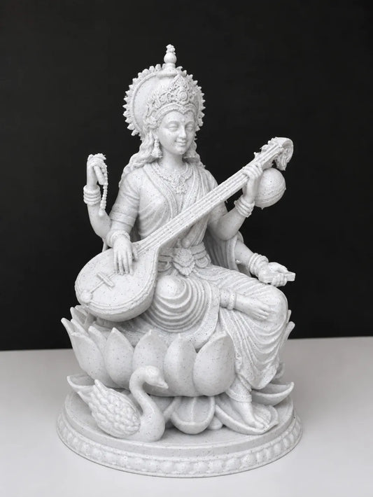 Saraswati Divine Sculpture | 3D Printing
