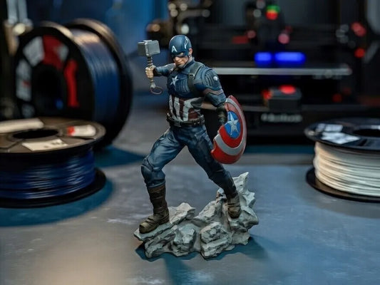 Captain America Stand Marvel Figure