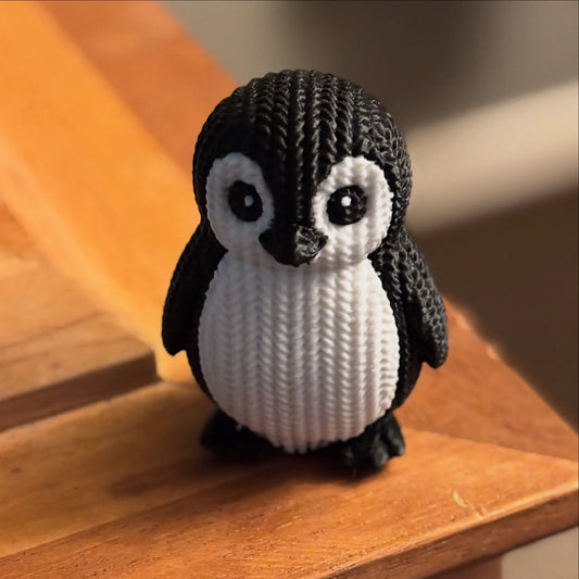 Mini Knitlook Penguin