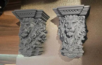The Majestic Mane Lion Corbel