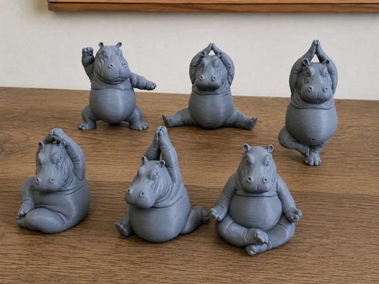 Hippo Zen Squad | Cute Yoga Hippos Collection