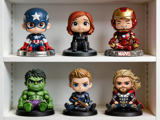 SITTING MARVEL AVENGERS 6 Characters