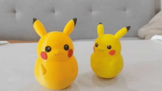 Pokemon Pikachu roly-poly toy