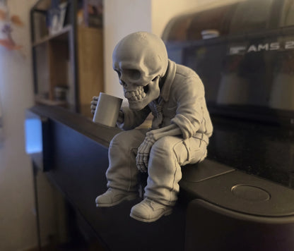 Working to the Bone - Office Skeleton