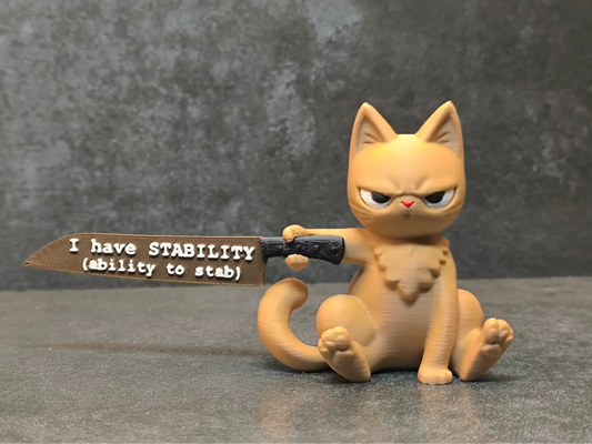 Stable Cat - able to stab