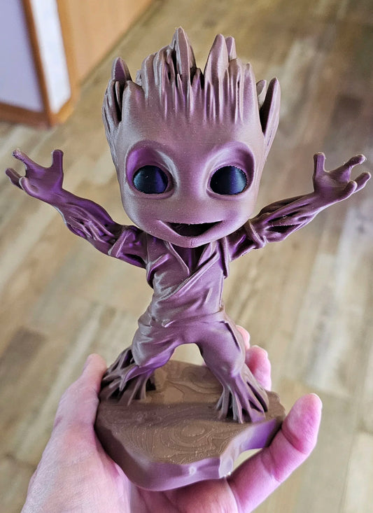 Mini Happy Groot Figurine