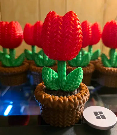 TULIP POT KNITTED