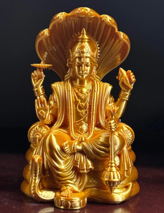 Divine Lord Vishnu with Sheshnag