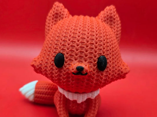 Cute Knitted Fox