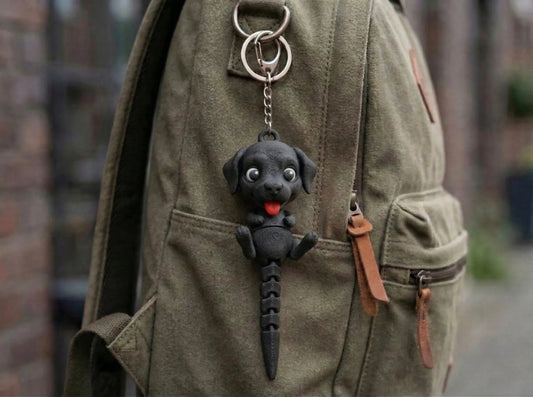 Flexi Puppy Keychain - Articulated Cute Dog