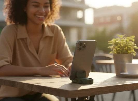 Outdoor Phone Stand - Compact and Durable
