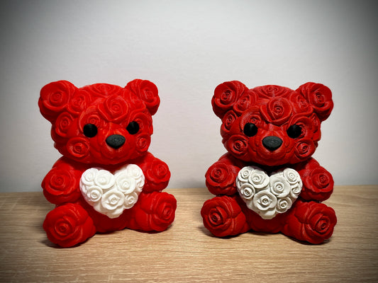 Valentine Rose Bear